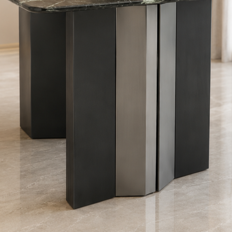 Angled Fanned Panel Legs