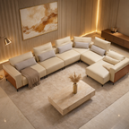 Elea Leather Slider Sofa