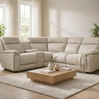 Sage Leather Recliner Sofa
