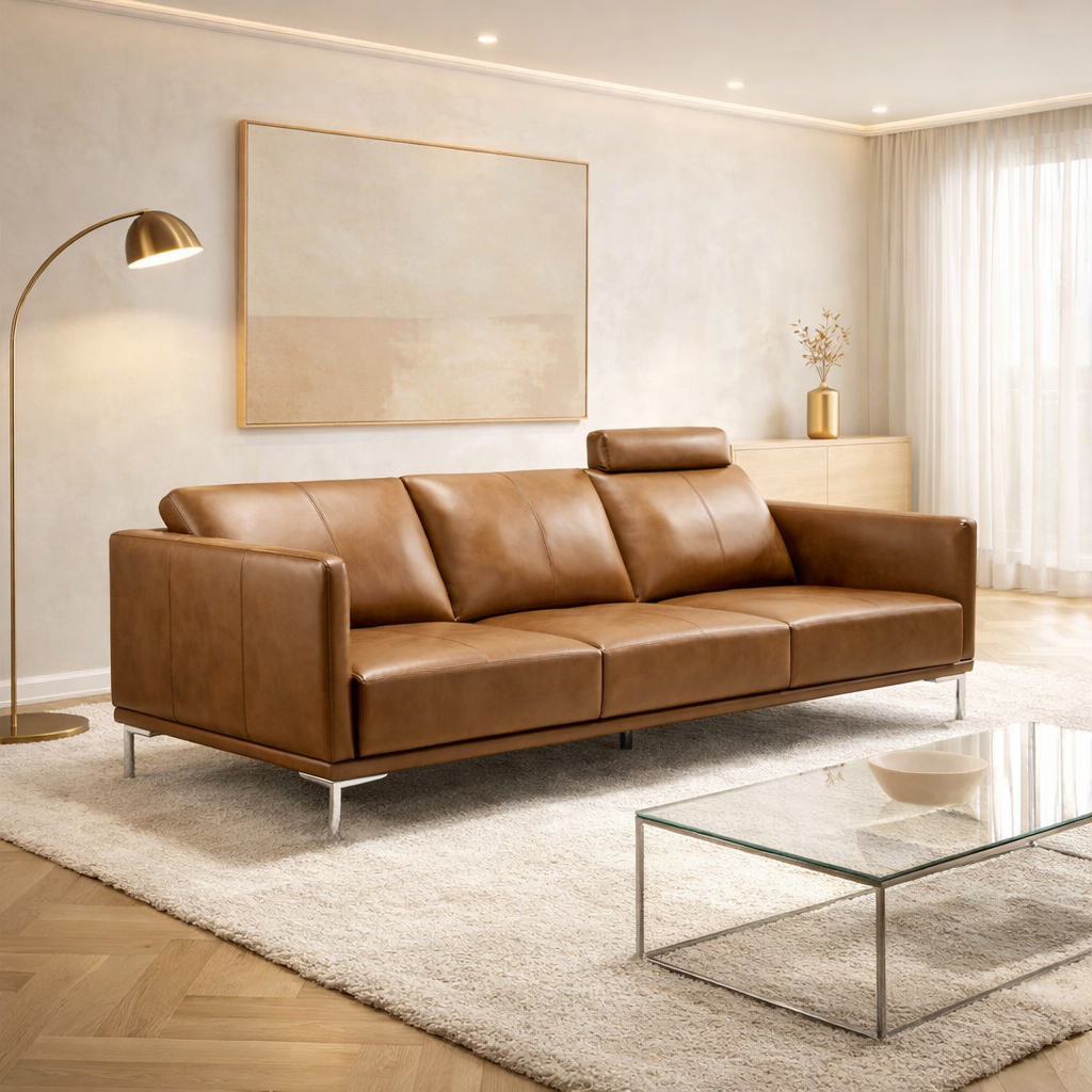 Brennan Premium Leather Sofa
