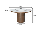 Lara Dining Table by Wood Haven