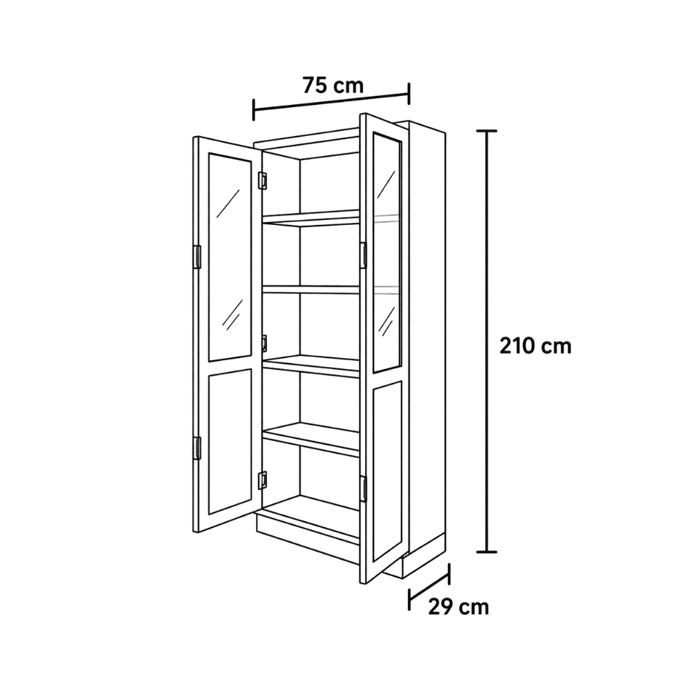 Alpine Bookcase by Wood Haven