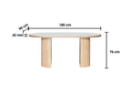 Lona Dining Table by Wood Haven