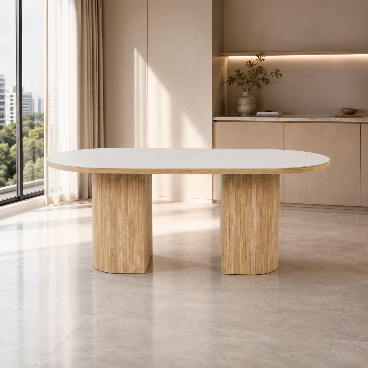 Lona Dining Table by Wood Haven