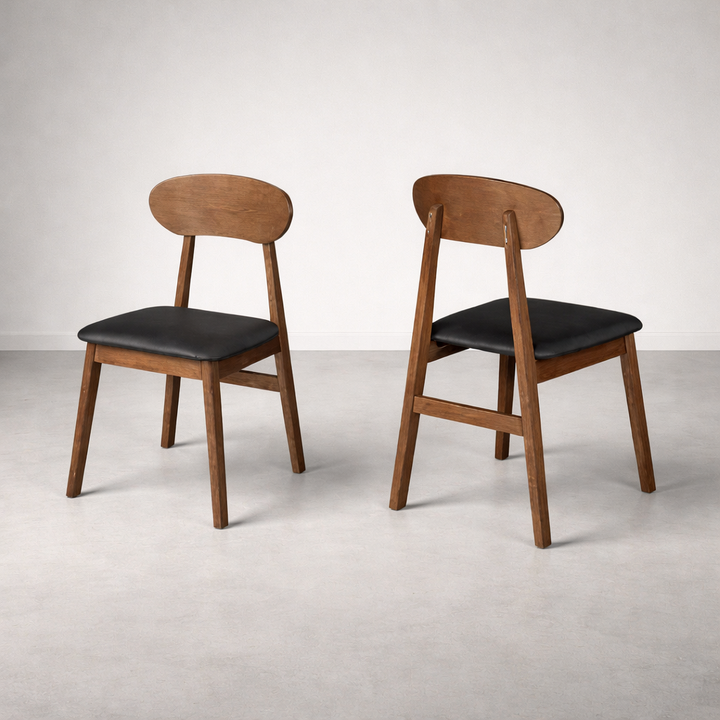 Ardun Dining Set (1 Table + 4 Chair) by Wood Haven