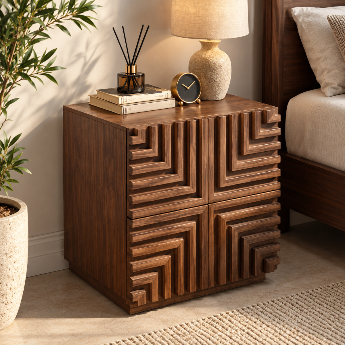 Lutterworth Bedside Table