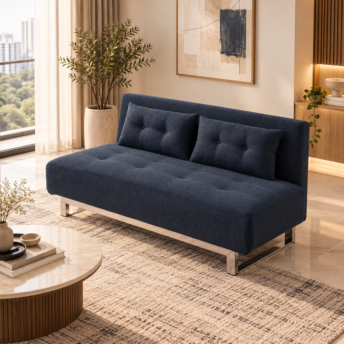 Harbottle Fold-Out Sofa Bed