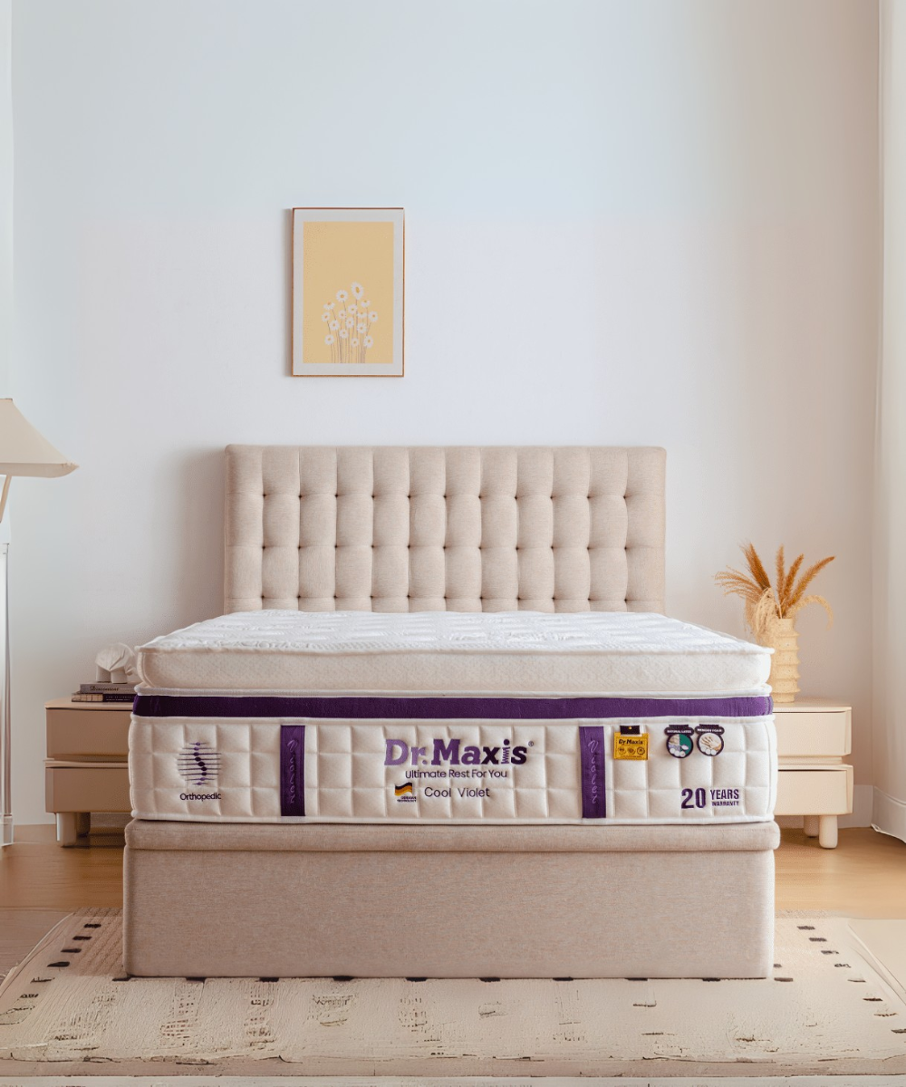 Dr. Maxis Cool Violet 15 Inch Pocketed Spring Mattress