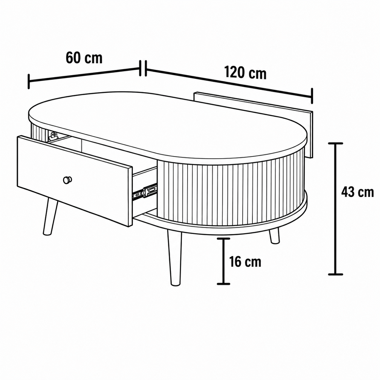 Aurelia Coffee Table by Wood Haven