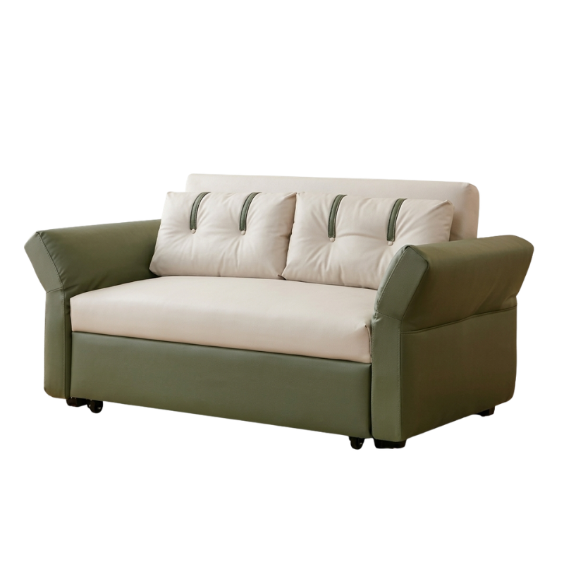 Ferryglen Pull-Out Sofa Bed with Contrast Piping