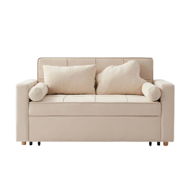 Northolme Pull-Out Sofa Bed with Layered Pillow Styling