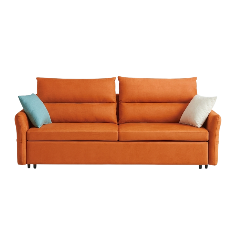 Vexmoor Pull-Out Sofa Bed with Paneled Backrest