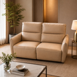 2.5 Seater Half Leather Electronic Recliner Sofa