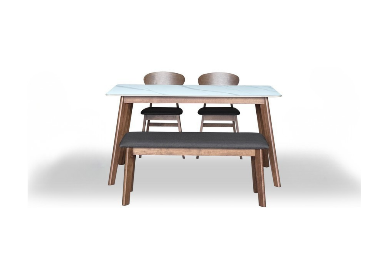 Ardun Dining Set (1 Table + 4 Chair) by Wood Haven