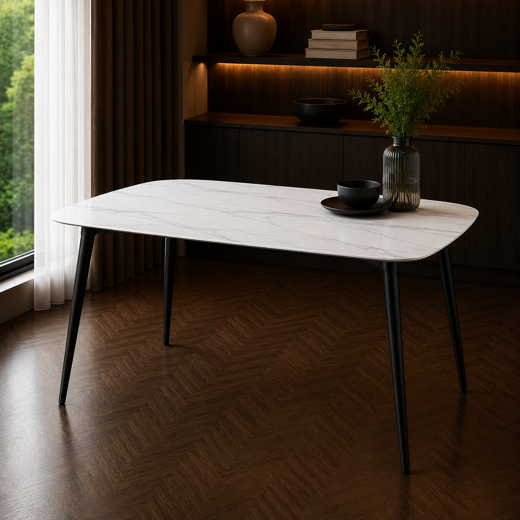 Evander Sintered Stone Dining Table