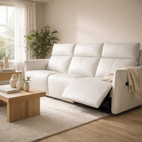 Leather Recliner Sofa