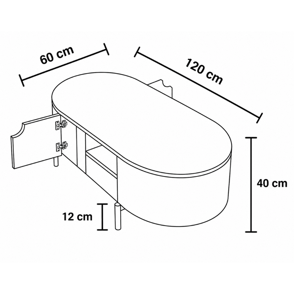Lunara Coffee Table by Wood Haven