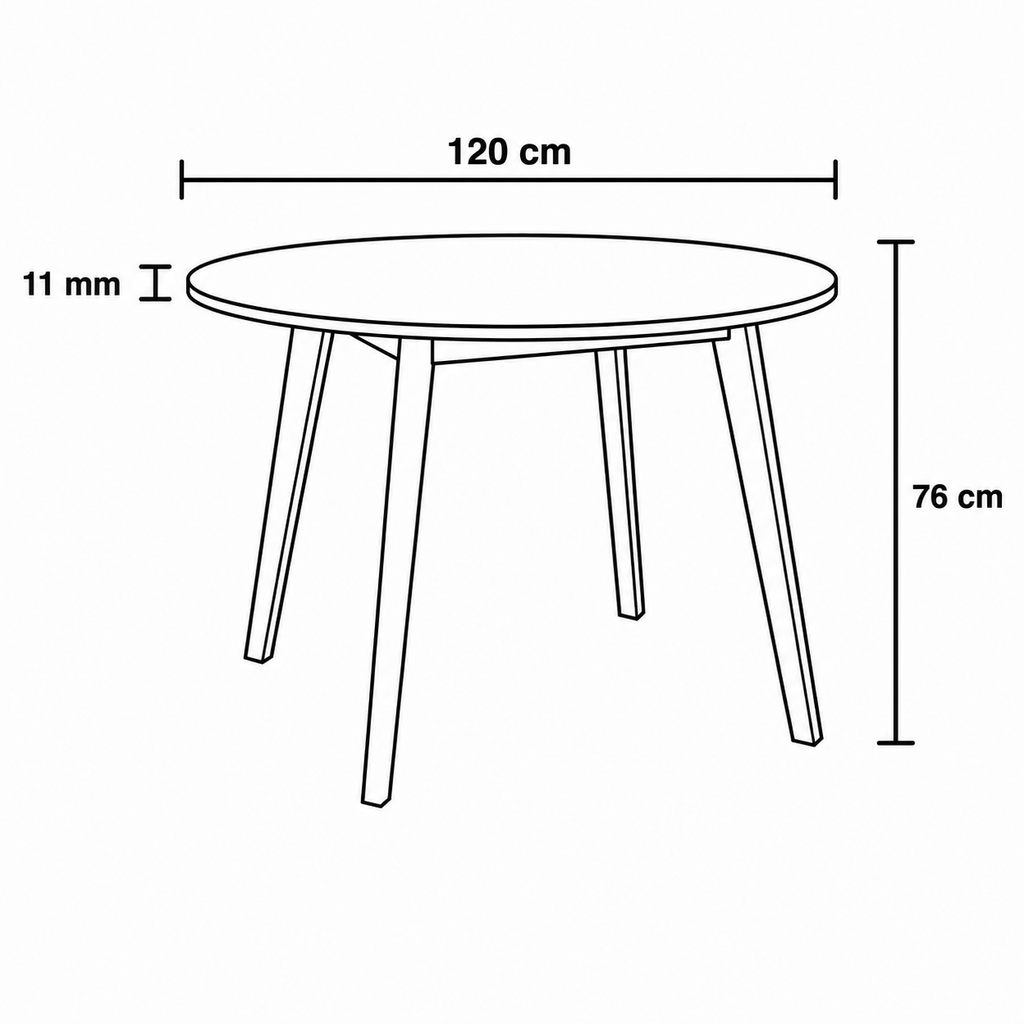 Nova Dining Table by Wood Haven