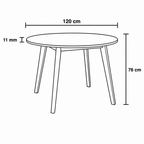 Nova Dining Table by Wood Haven