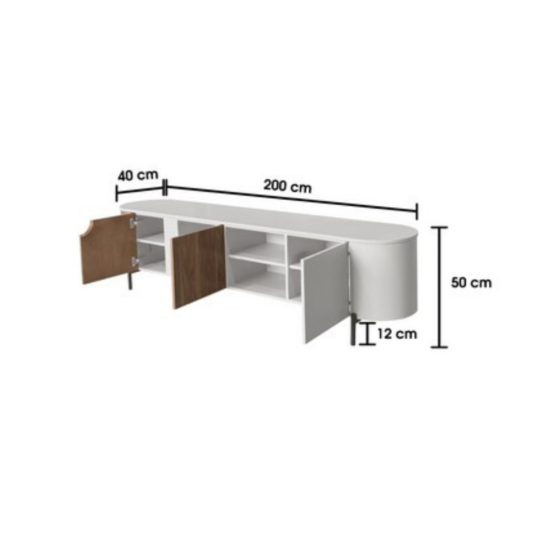 Lunara Tv Cabinet by Wood Haven