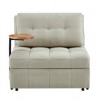 Brindle Pull-Out Sofa Bed with Adjustable Headrest