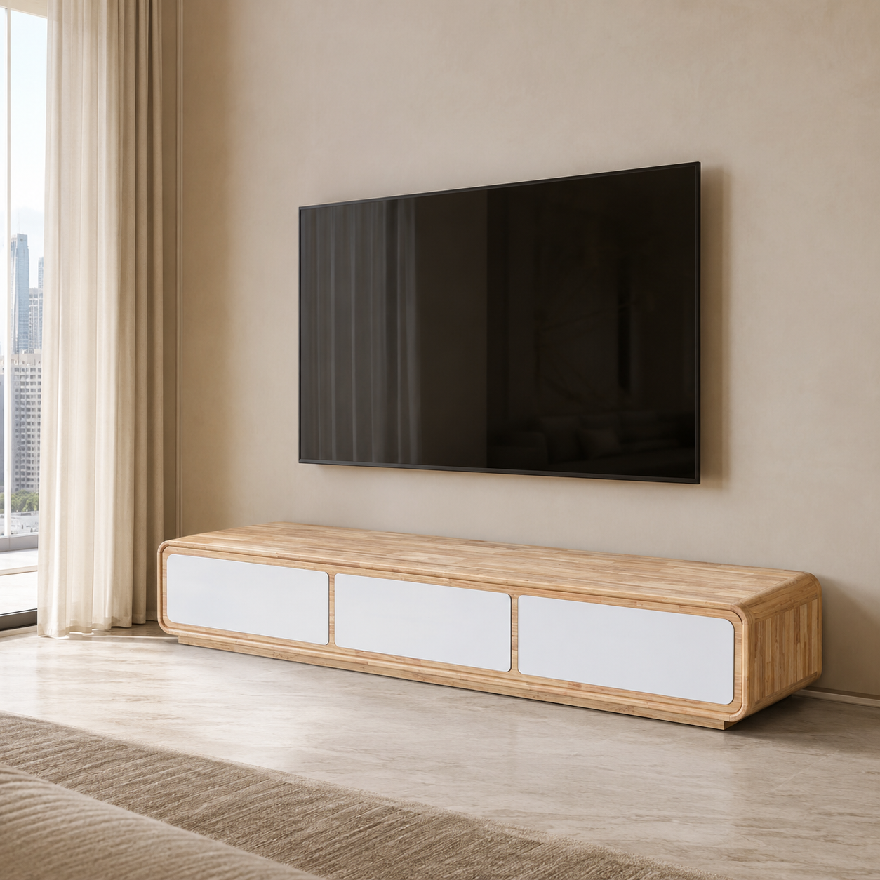 Arcora TV Cabinet by Wood Haven