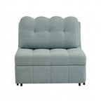 Brindle Pull-Out Sofa Bed with Adjustable Headrest