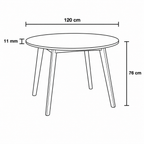 Summ Dining Table by Wood Haven