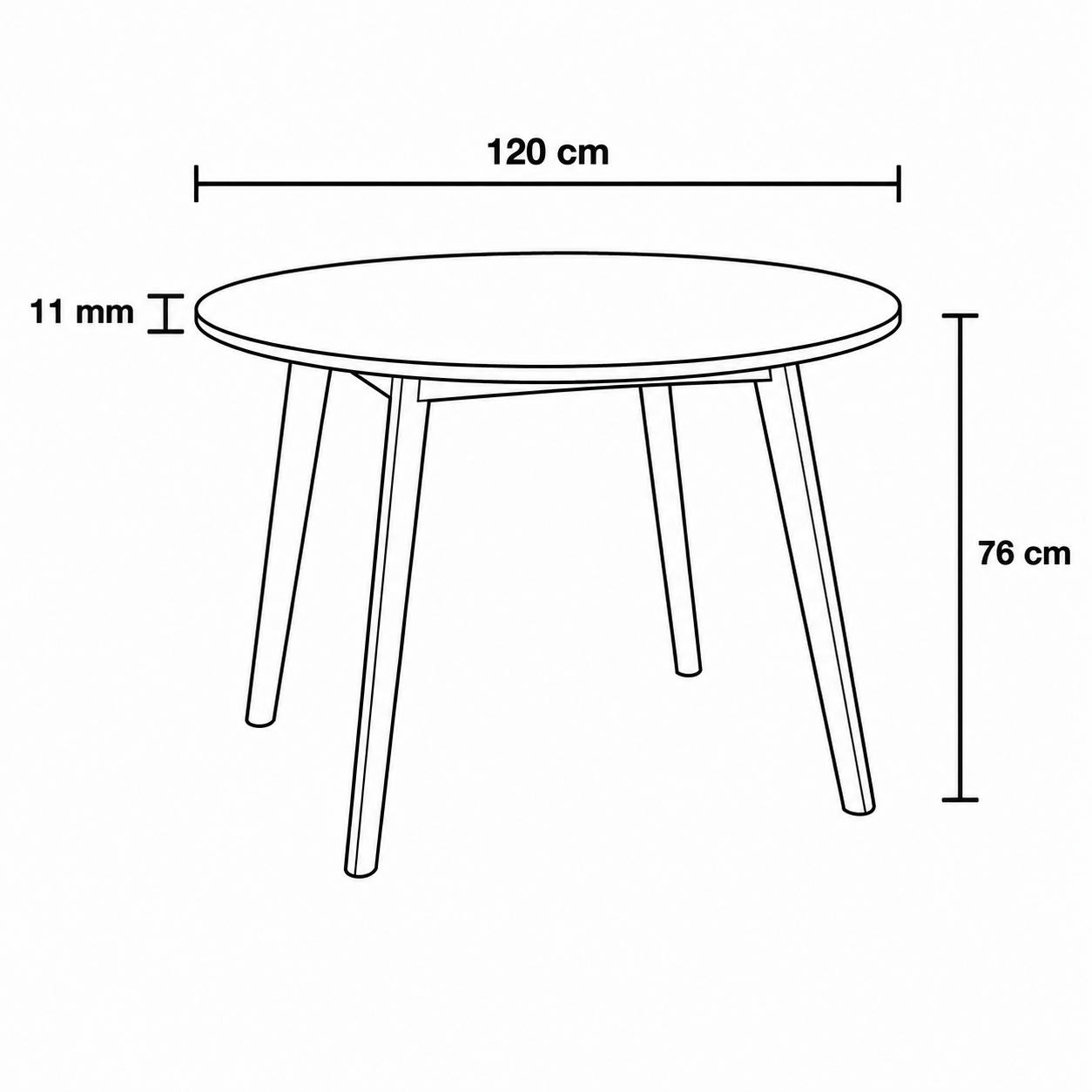 Summ Dining Table by Wood Haven
