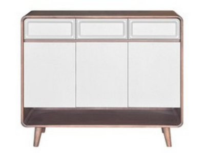 Verona 3 Door & 3 Drawer Shoe Cabinet by Wood Haven