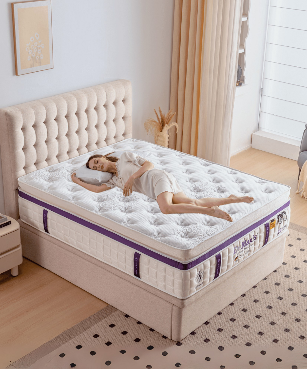 Dr. Maxis Cool Violet 15 Inch Pocketed Spring Mattress