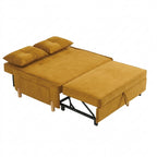 Talmere Pull-Out Sofa Bed with Diamond-Tufted Backrest Pillows