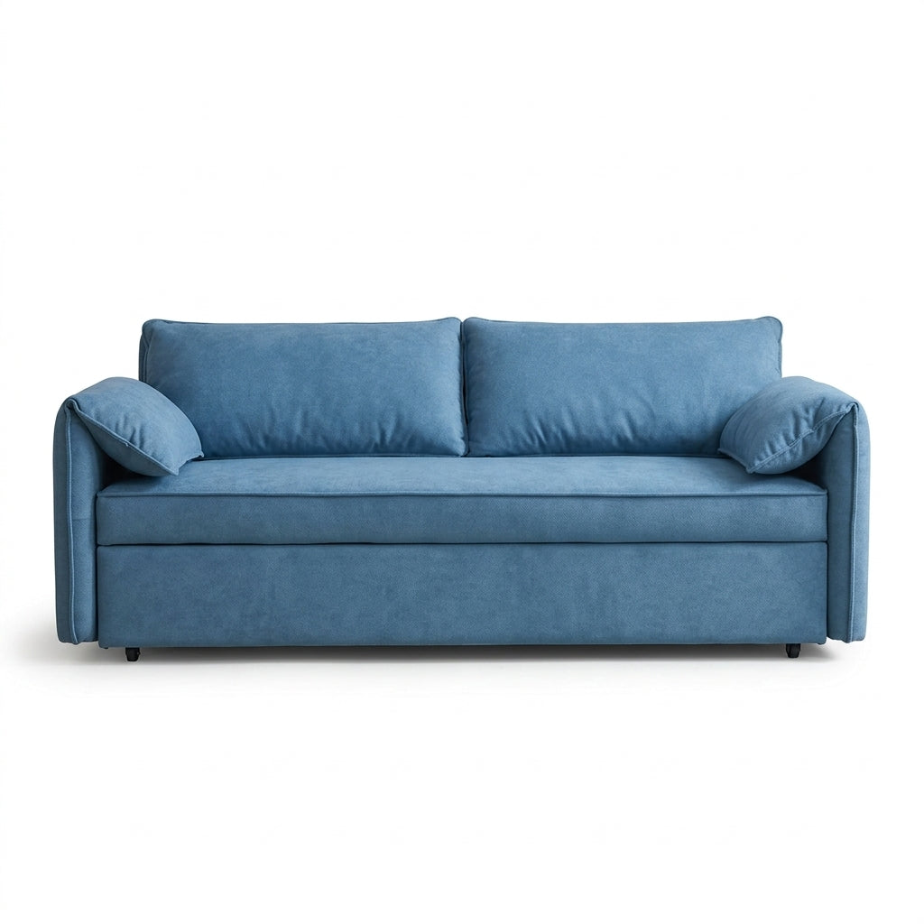 Rivenhall Pull-Out Sofa Bed with Rolled Arm Bolsters