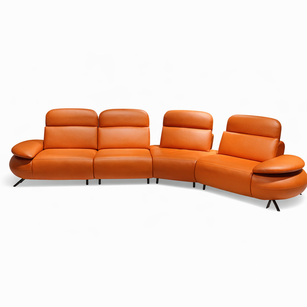 Leather Recliner Sofa
