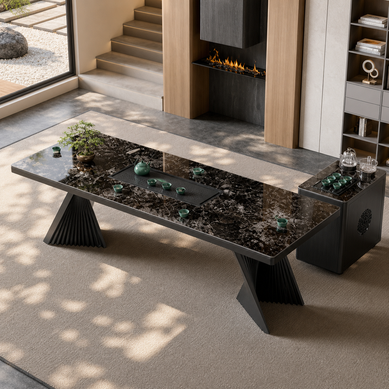 Obsidian Tea Table