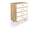 Aurelia 4 Drawer Side Cabinet by Wood Haven