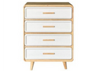 Aurelia 4 Drawer Side Cabinet by Wood Haven