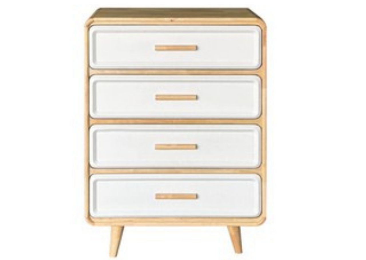 Aurelia 4 Drawer Side Cabinet by Wood Haven