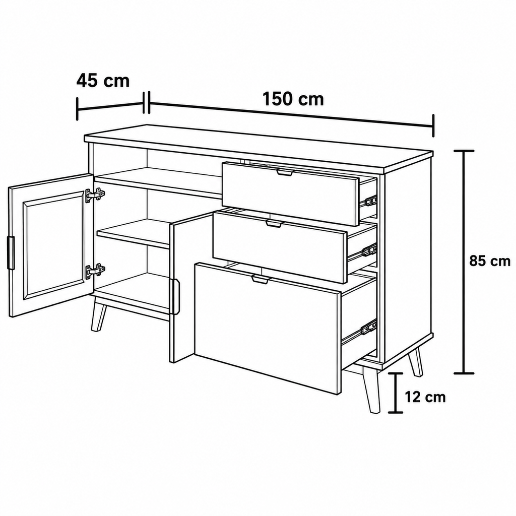 Nordica Console by Wood Haven