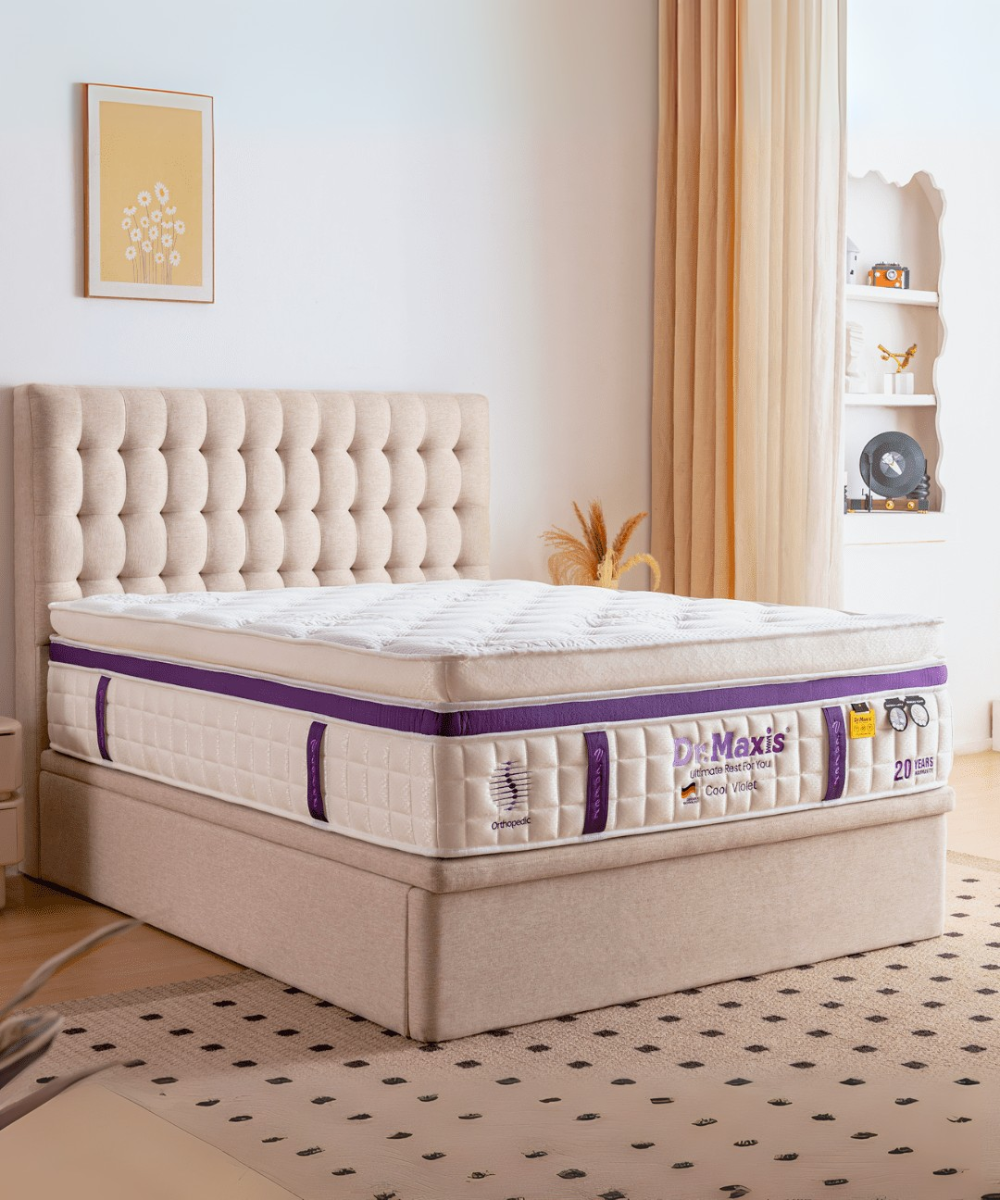 Dr. Maxis Cool Violet 15 Inch Pocketed Spring Mattress