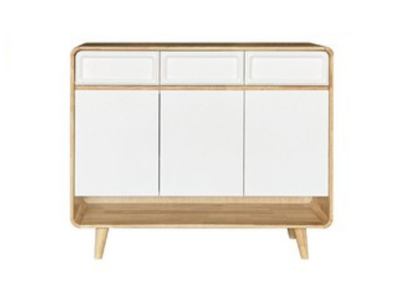 Aurelia 3 Drawer & 3 Door Shoe Cabinet by Wood Haven