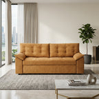 Ashcroft Pull-Out Sofa Bed with Full Box-Tufted Backrest