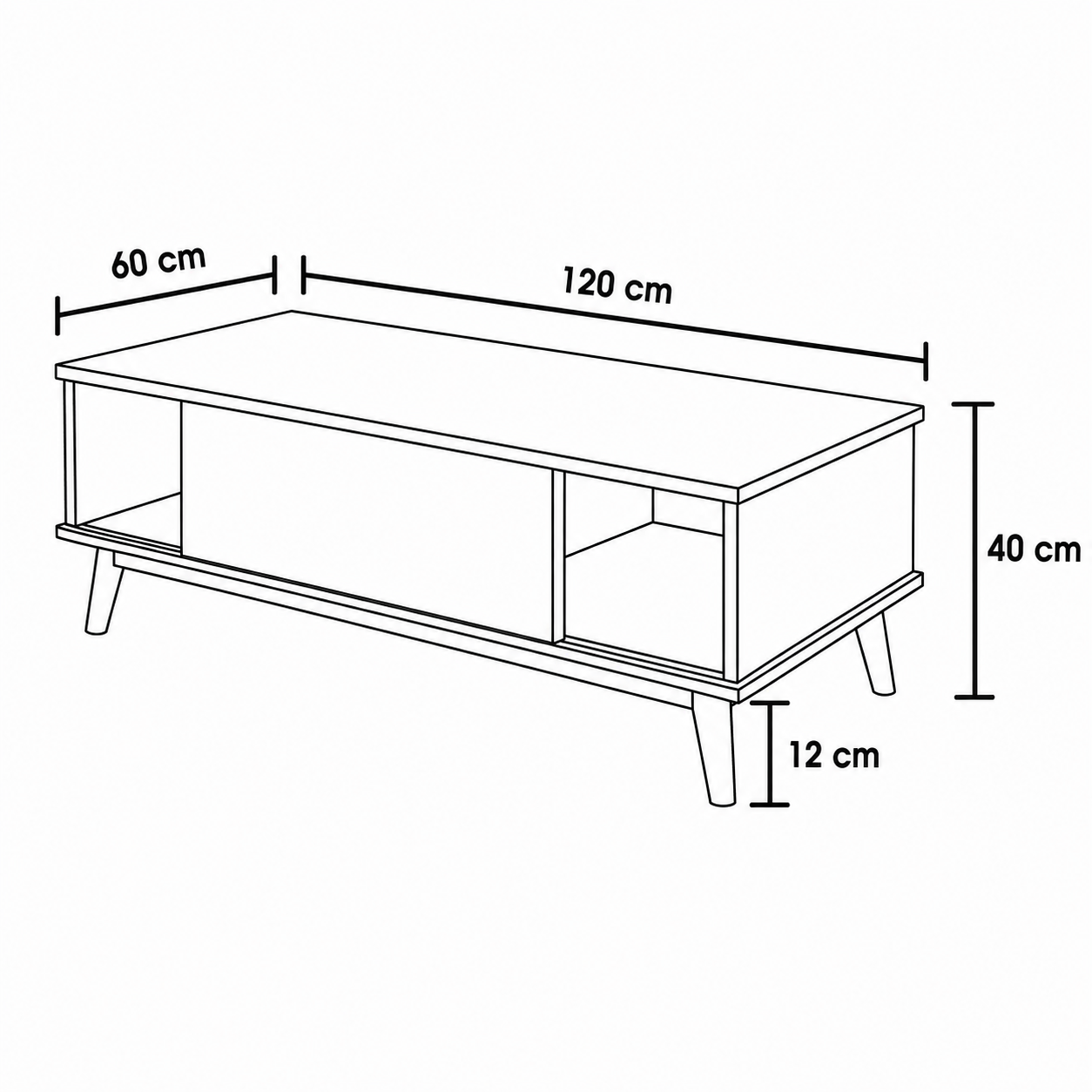 Nordica Coffee Table by Wood Haven