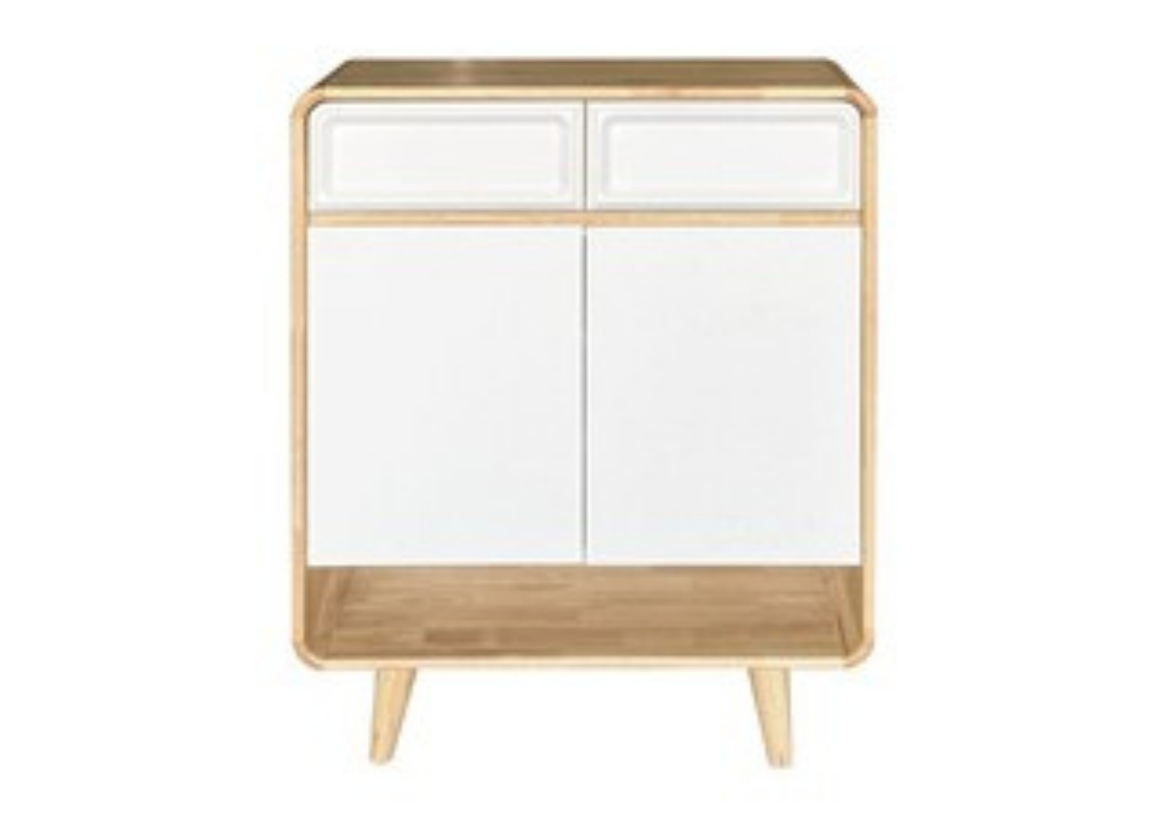 Aurelia 2 Drawer & 2 Door Shoe Cabinet by Wood Haven