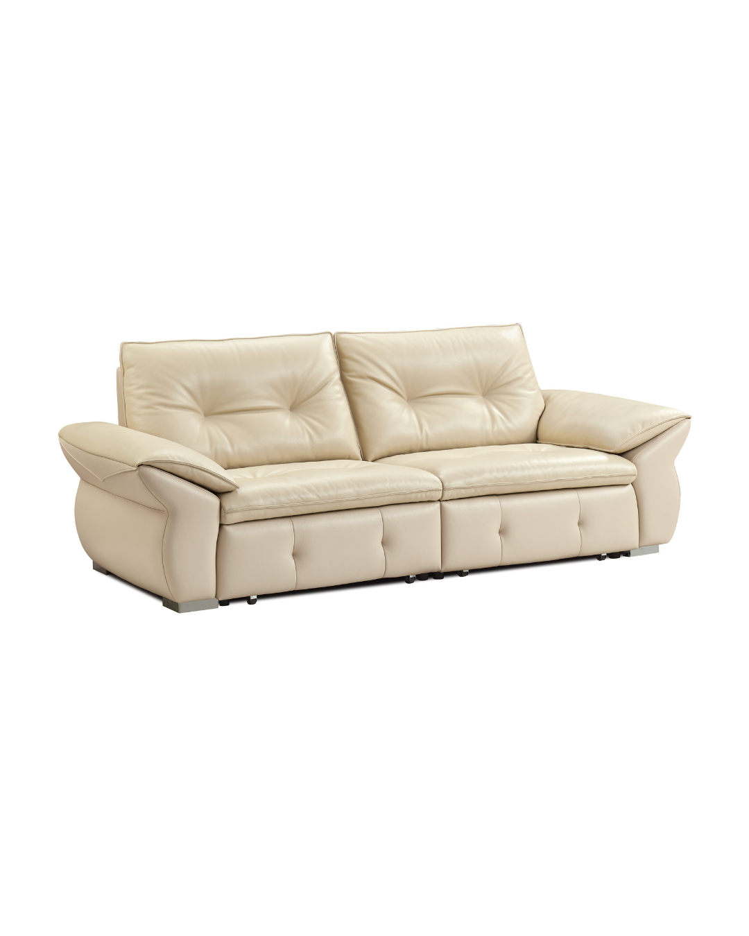 Elena Leather Sliding Sofa