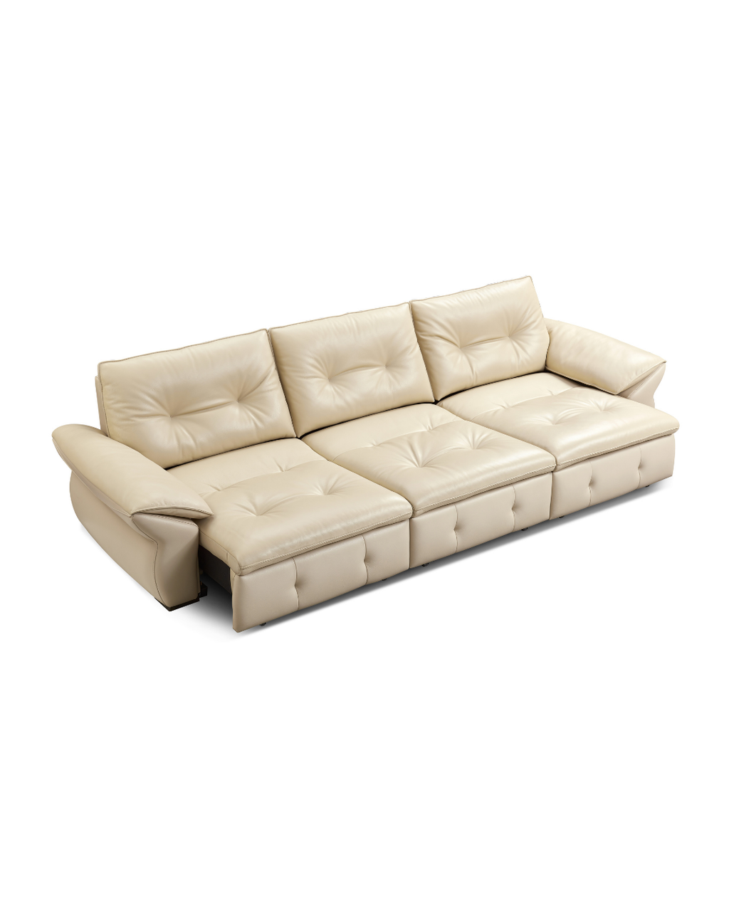 Elena Leather Sliding Sofa