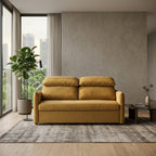 Pallington Pull-Out Sofa Bed with Raised Pillow Headrests