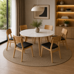 Nova Dining Set (1 Table + 6 Chair) by Wood Haven