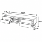 Linden TV Cabinet by Wood Haven
