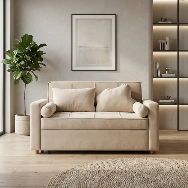 Northolme Pull-Out Sofa Bed with Layered Pillow Styling